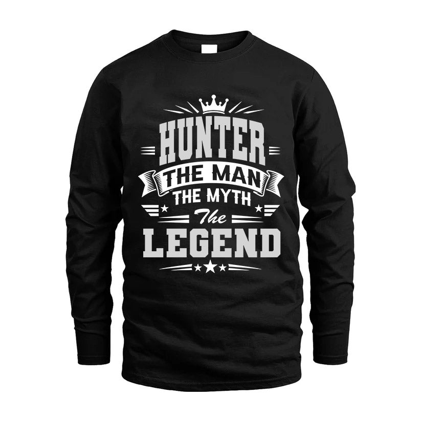 HUNTER HH F004 The Man The Myth The Legend Personalized Shirt – Gift for Men