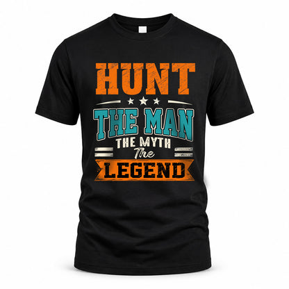 HUNT HH F007 The Man The Myth The Legend Personalized Shirt – Gift for Men