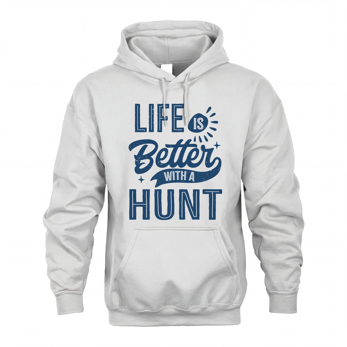 HUNT HH88-K2–Personalized Name Quote T-Shirt Life Is Better With Unisex Gift