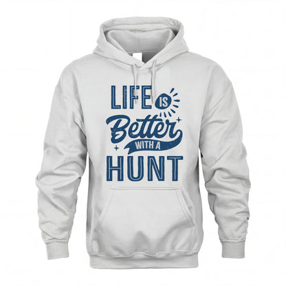 HUNT HH88-K2–Personalized Name Quote T-Shirt Life Is Better With Unisex Gift