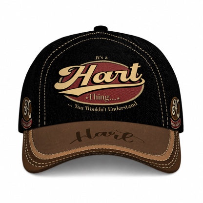HART  TC06 HH79 Personalized Distressed Baseball Cap, Custom Retro Trucker Hat, Statement Dad Cap