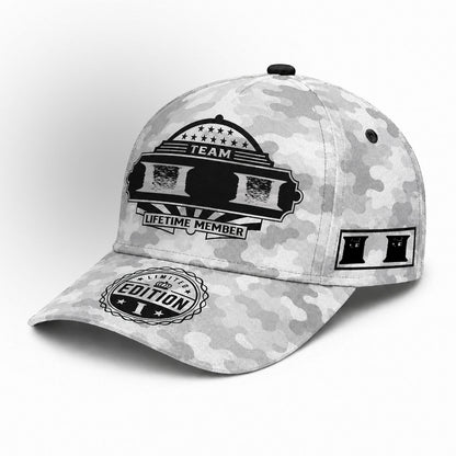 II TC01 HH79 Team Your Name Hat, Personalized Camo Baseball Cap, Custom Family Gift, Gift for Him Her