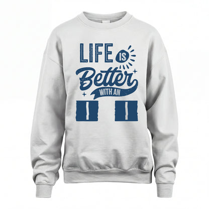 II HH88-K2–Personalized Name Quote T-Shirt Life Is Better With Unisex Gift