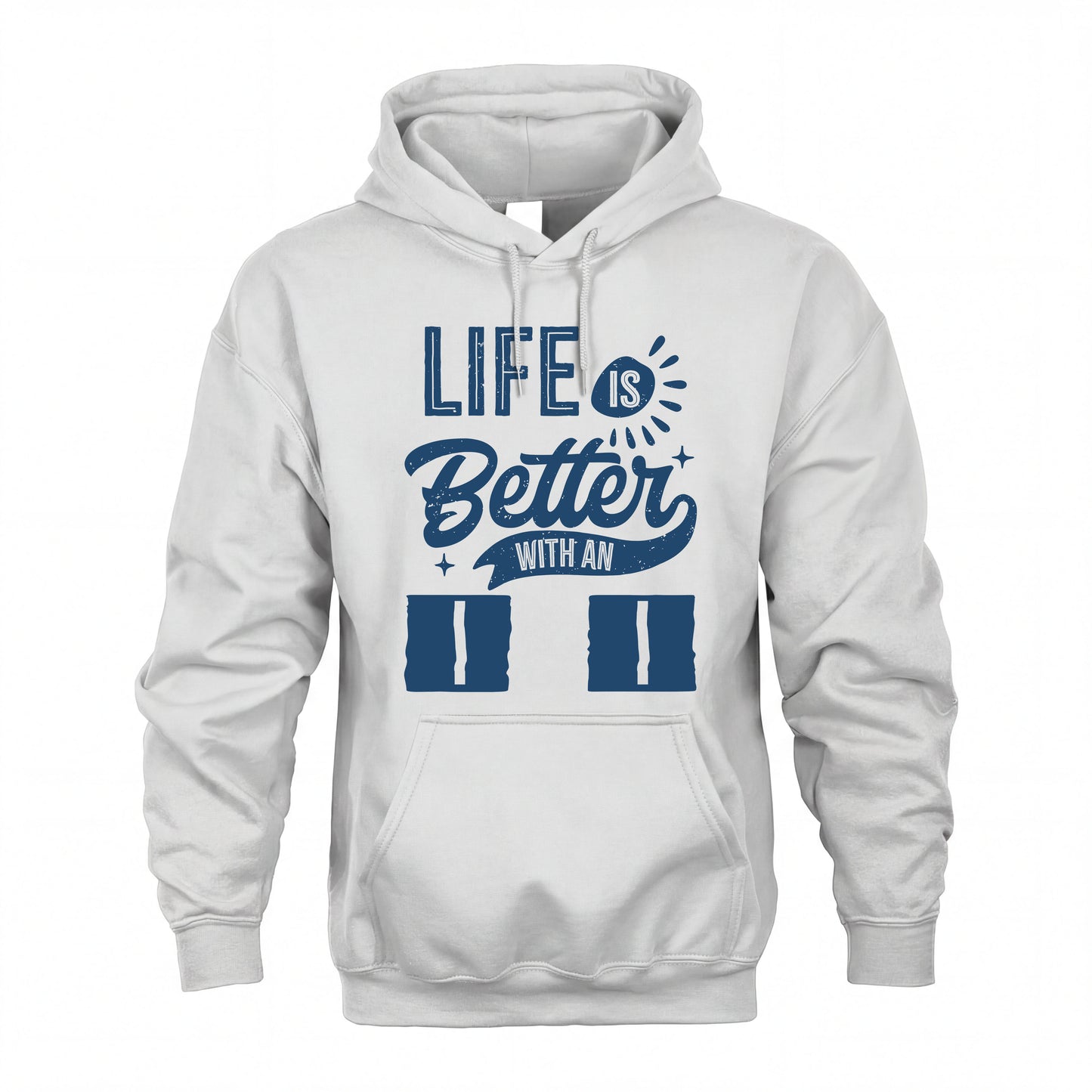 II HH88-K2–Personalized Name Quote T-Shirt Life Is Better With Unisex Gift
