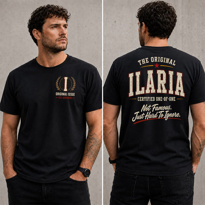 ILARIA W65-F6-168 – Personalized Original Issue Apparel “The Original NAME Certified One-of-One"
