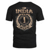 INDIA 2K-101–Personalized Name Quote Apparel “I Am NAME May Not Be Perfect But I Am Limited Edition”