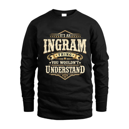INGRAM HH-F009–Personalized Name Quote Apparel “It’s an NAME Thing You Wouldn’t Understand”