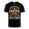 IRENE TT898-K6-229 – Personalized Funny Camping Quote Apparel “The Adventure Begins When The WiFi Ends”