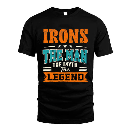 IRONS HH F007 The Man The Myth The Legend Personalized Shirt – Gift for Men