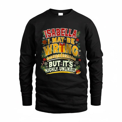 ISABELLA HH-F010 Personalized Name Funny Tshirt