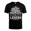 ISRAEL HH F004 The Man The Myth The Legend Personalized Shirt – Gift for Men