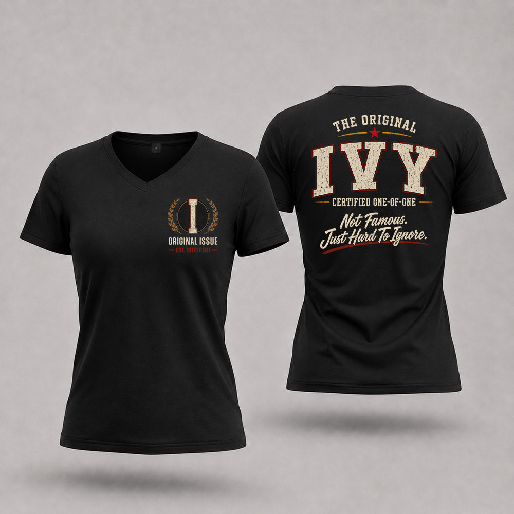 IVY W65-F6-168 – Personalized Original Issue Apparel “The Original NAME Certified One-of-One"