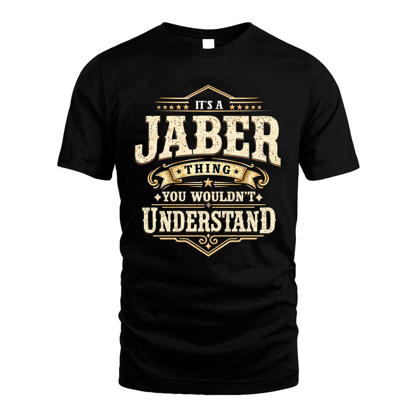 JABER HH-F009–Personalized Name Quote Apparel “It’s an NAME Thing You Wouldn’t Understand”