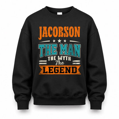 JACOBSON HH F007 The Man The Myth The Legend Personalized Shirt – Gift for Men