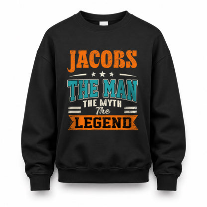 JACOBS HH F007 The Man The Myth The Legend Personalized Shirt – Gift for Men