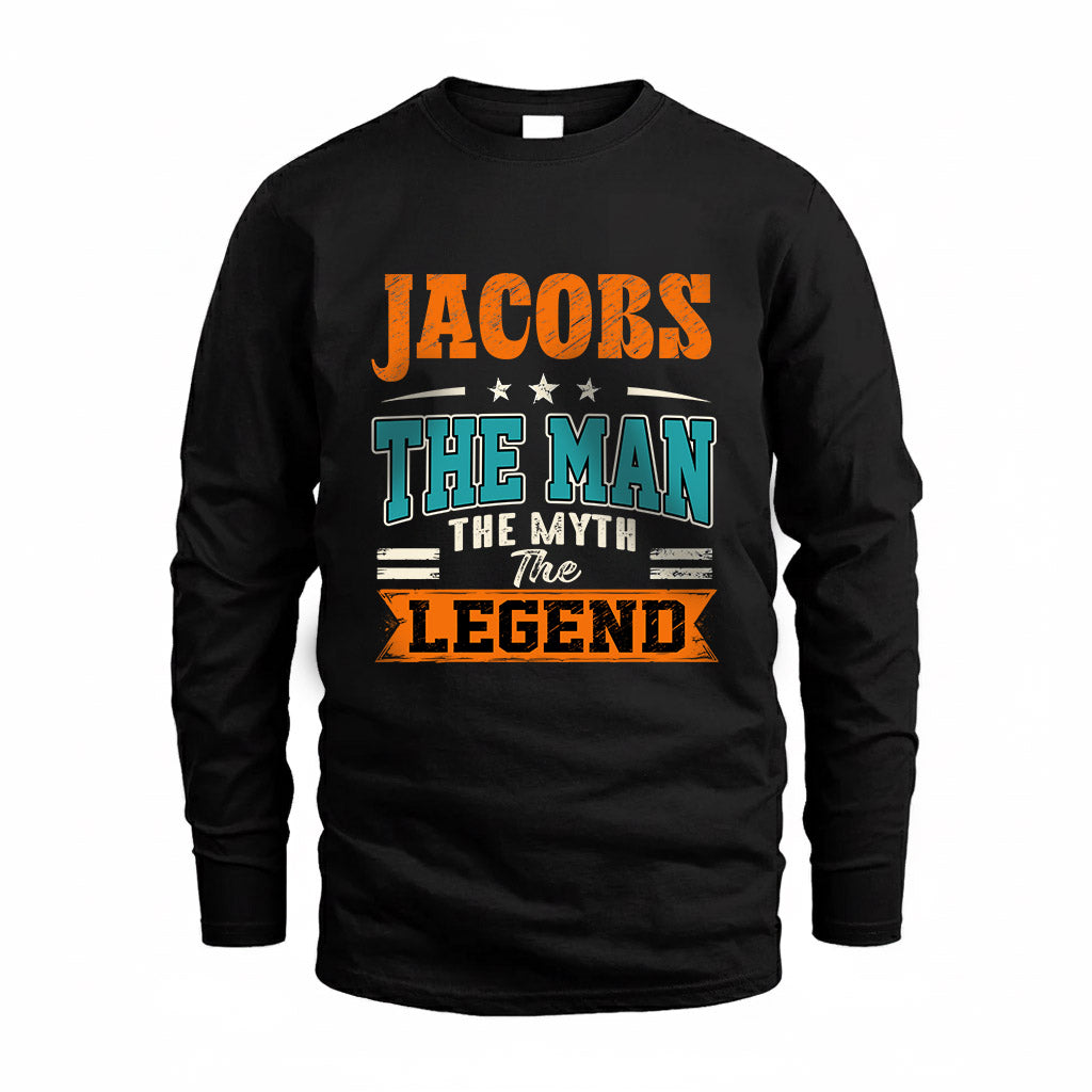 JACOBS HH F007 The Man The Myth The Legend Personalized Shirt – Gift for Men