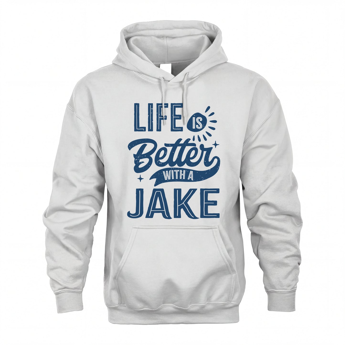 JAKE HH88-K2–Personalized Name Quote T-Shirt Life Is Better With Unisex Gift