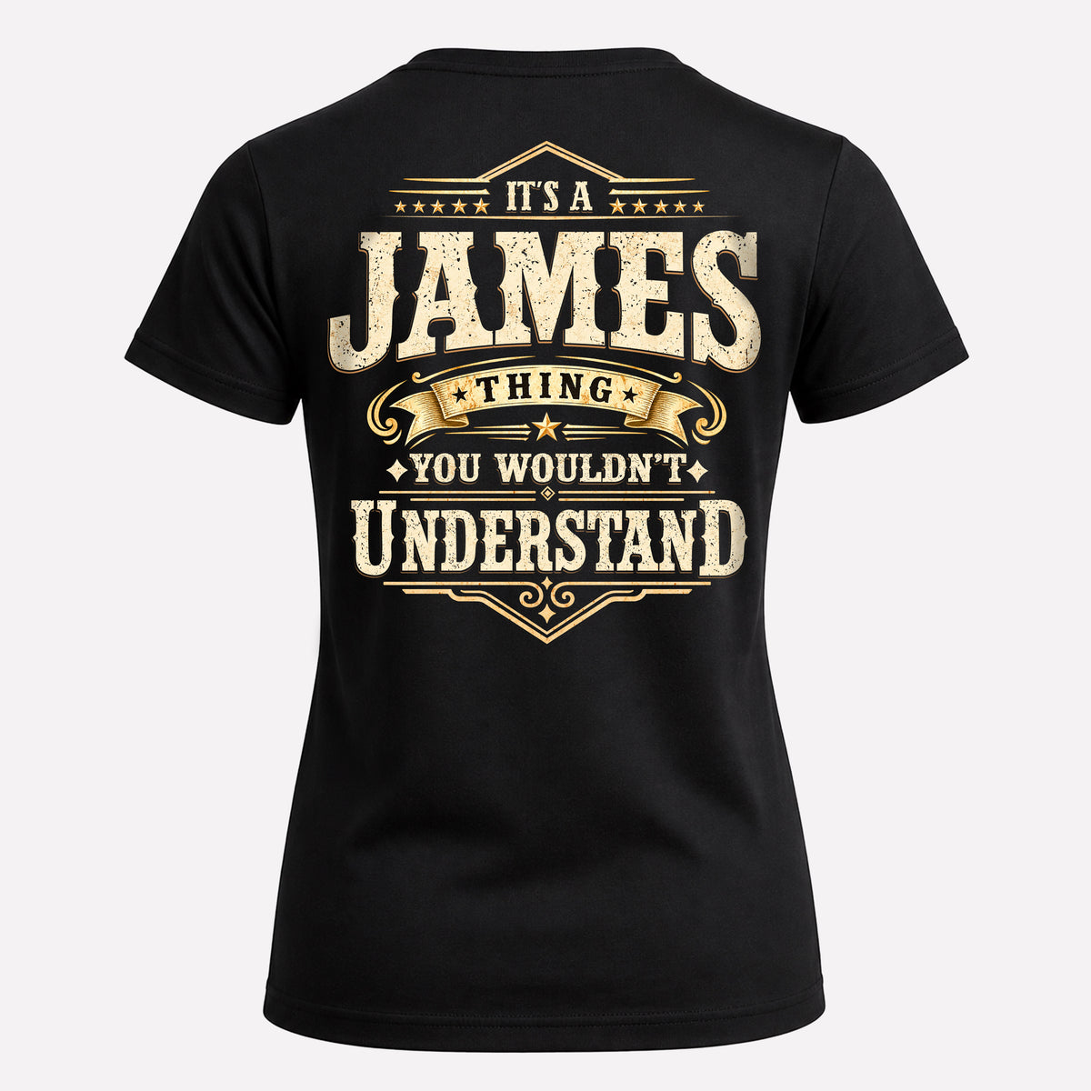 JAMES HH-F003–Personalized Name Quote Apparel “It’s an NAME Thing You Wouldn’t Understand”