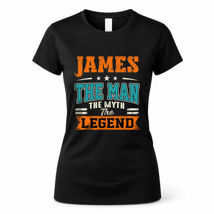 JAMES HH F007 The Man The Myth The Legend Personalized Shirt – Gift for Men