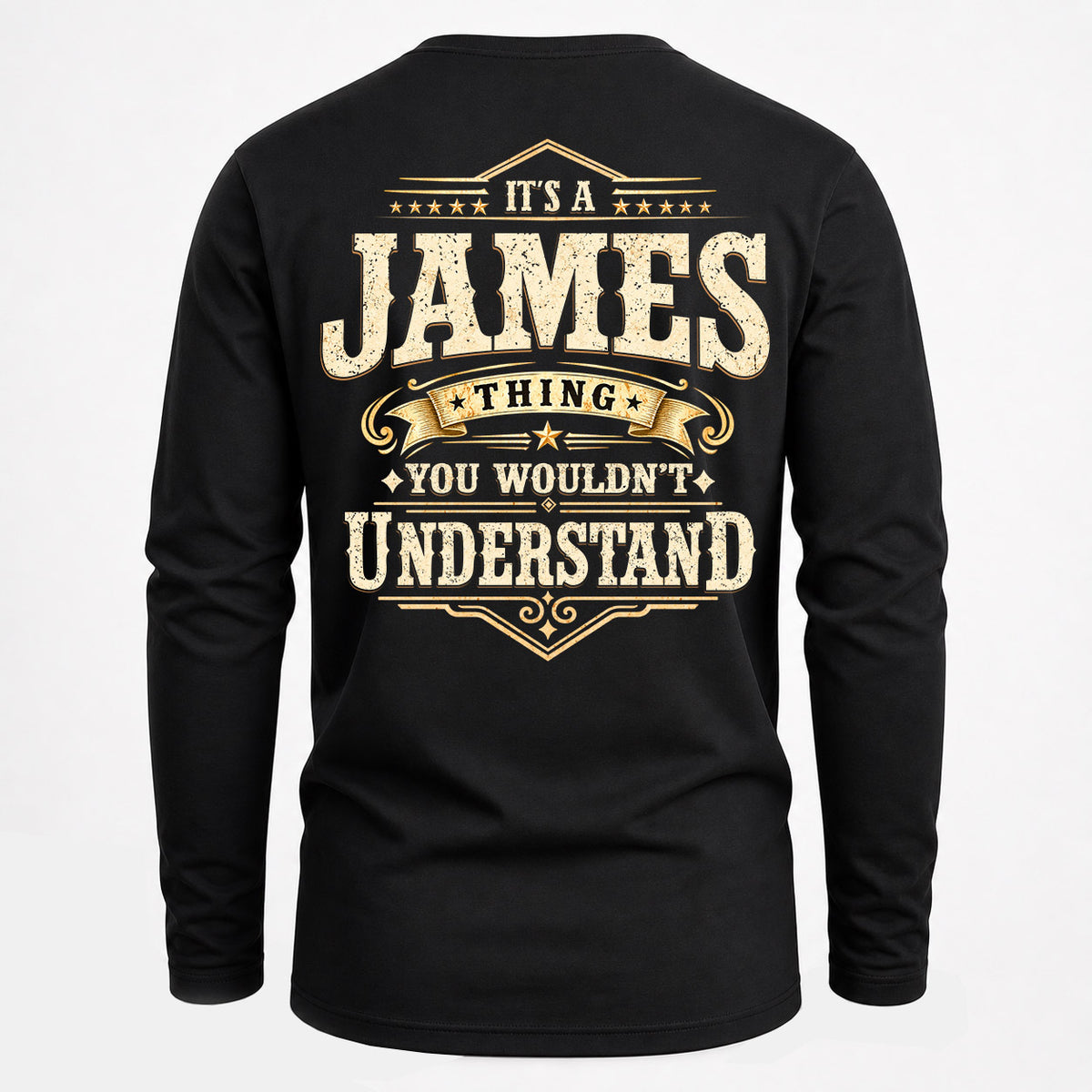 JAMES HH-F003–Personalized Name Quote Apparel “It’s an NAME Thing You Wouldn’t Understand”