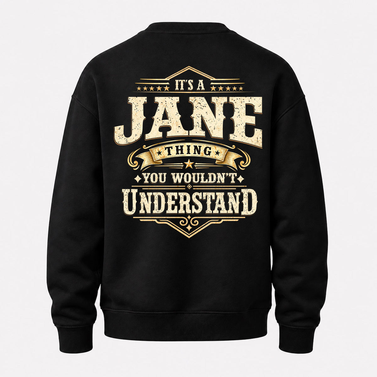 JANE HH-F003–Personalized Name Quote Apparel “It’s an NAME Thing You Wouldn’t Understand”