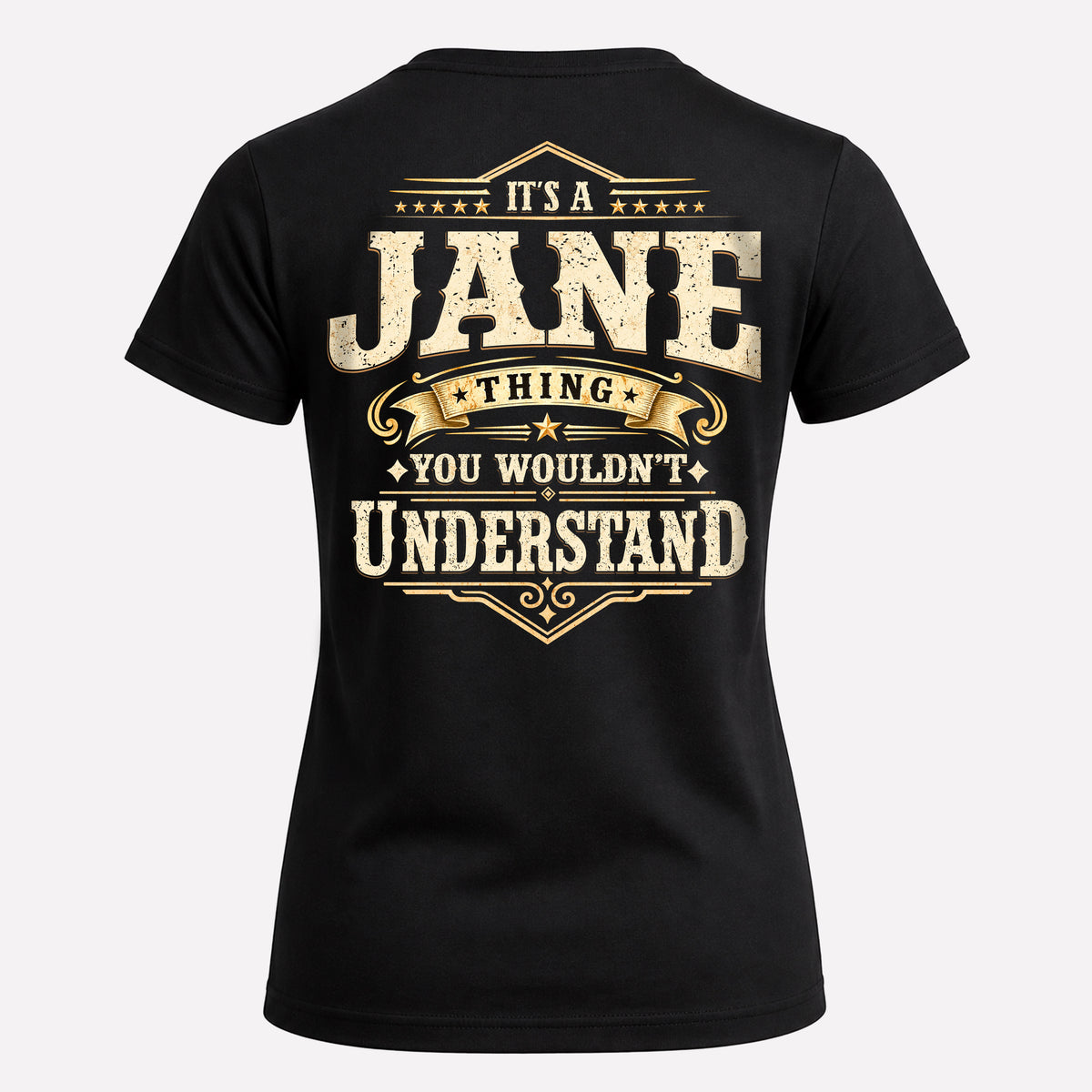 JANE HH-F003–Personalized Name Quote Apparel “It’s an NAME Thing You Wouldn’t Understand”