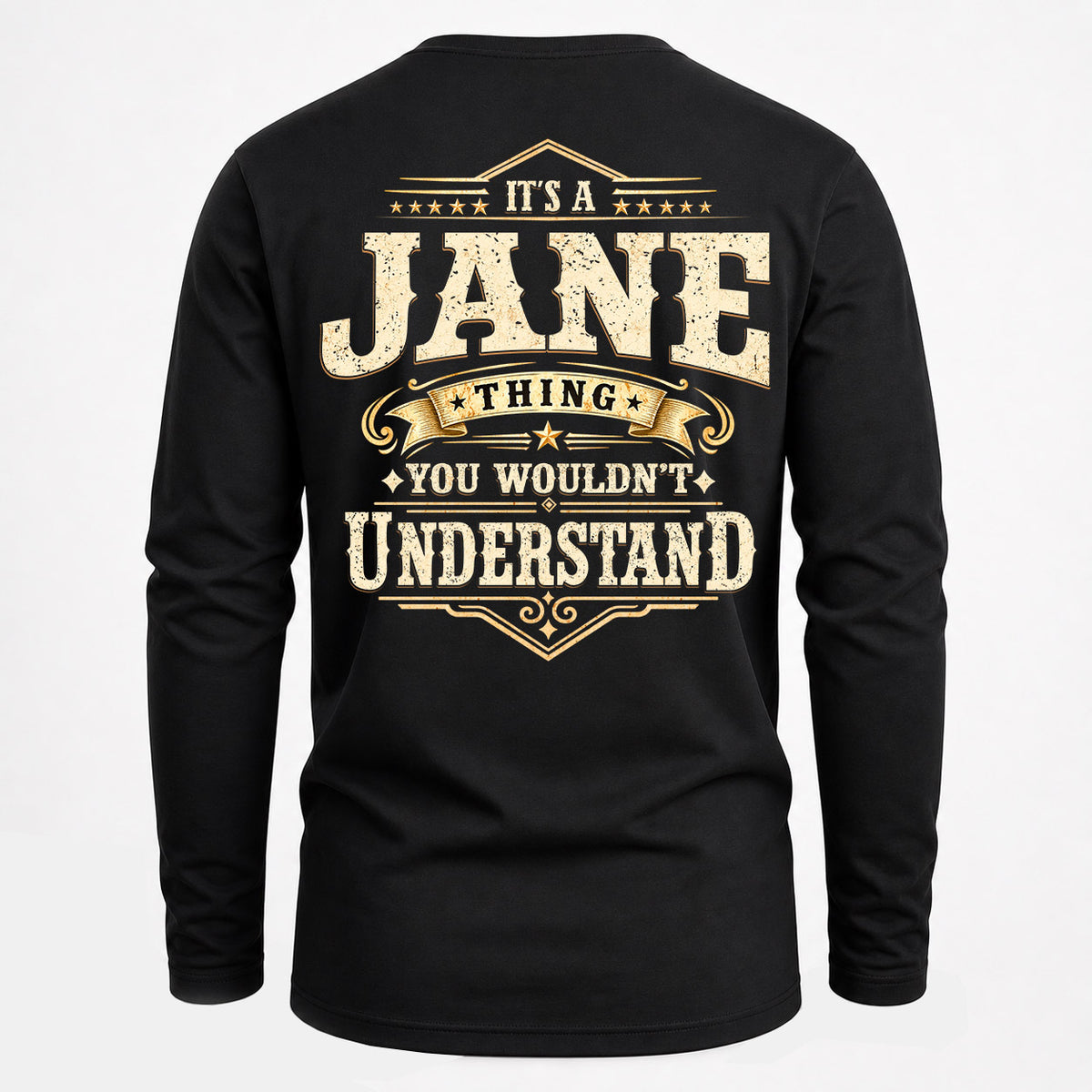 JANE HH-F003–Personalized Name Quote Apparel “It’s an NAME Thing You Wouldn’t Understand”