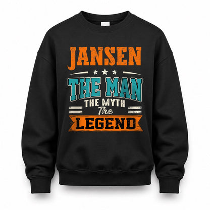 JANSEN HH F007 The Man The Myth The Legend Personalized Shirt – Gift for Men