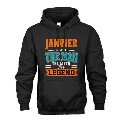 JANVIER HH F007 The Man The Myth The Legend Personalized Shirt – Gift for Men
