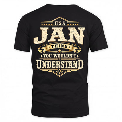JAN HH-F003–Personalized Name Quote Apparel “It’s an NAME Thing You Wouldn’t Understand”