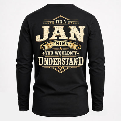 JAN HH-F003–Personalized Name Quote Apparel “It’s an NAME Thing You Wouldn’t Understand”