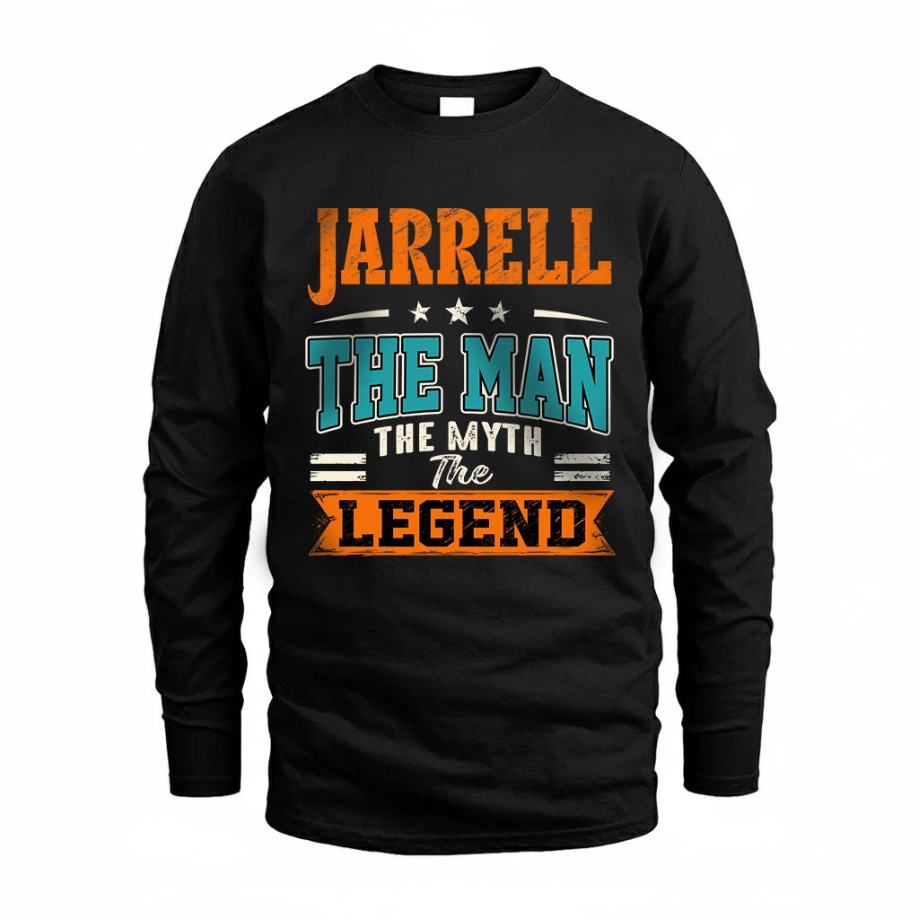 JARRELL HH F007 The Man The Myth The Legend Personalized Shirt – Gift for Men
