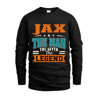 JAX HH F007 The Man The Myth The Legend Personalized Shirt – Gift for Men