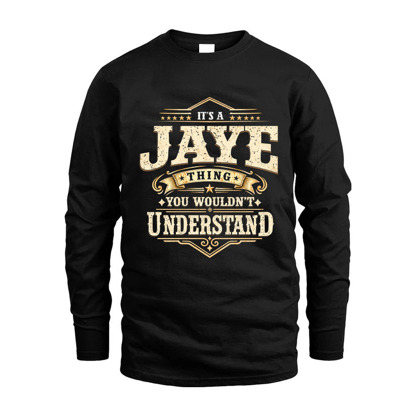 JAYE HH-F009–Personalized Name Quote Apparel “It’s an NAME Thing You Wouldn’t Understand”