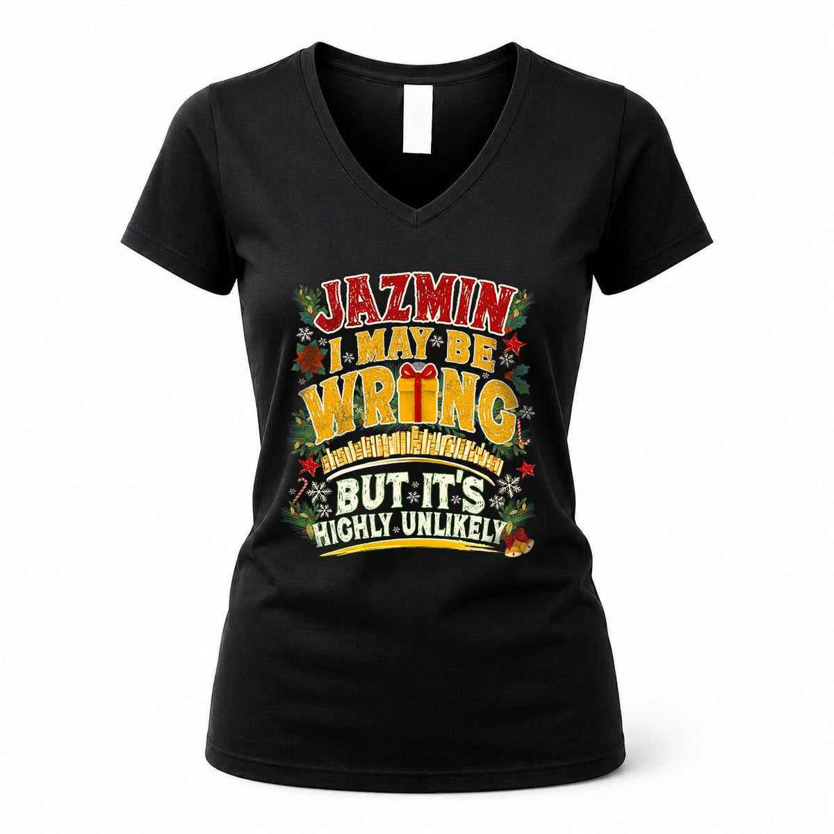 JAZMIN HH-F010 Personalized Name Funny Tshirt