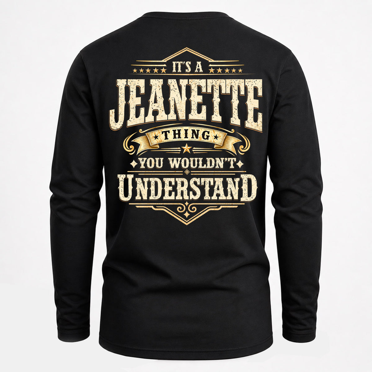 JEANETTE HH-F003–Personalized Name Quote Apparel “It’s an NAME Thing You Wouldn’t Understand”