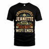 JEANETTE TT898-K6-229 – Personalized Funny Camping Quote Apparel “The Adventure Begins When The WiFi Ends”