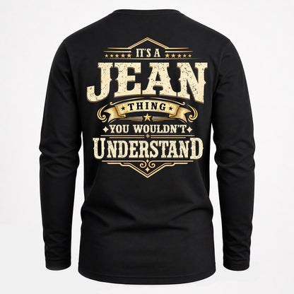 JEAN HH-F003–Personalized Name Quote Apparel “It’s an NAME Thing You Wouldn’t Understand”