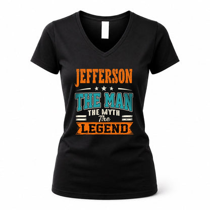 JEFFERSON HH F007 The Man The Myth The Legend Personalized Shirt – Gift for Men