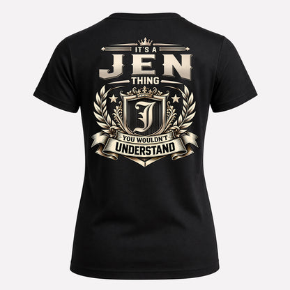 JEN HH-F006 Thing Personalized Name T Shirt – You Wouldn’t Understand