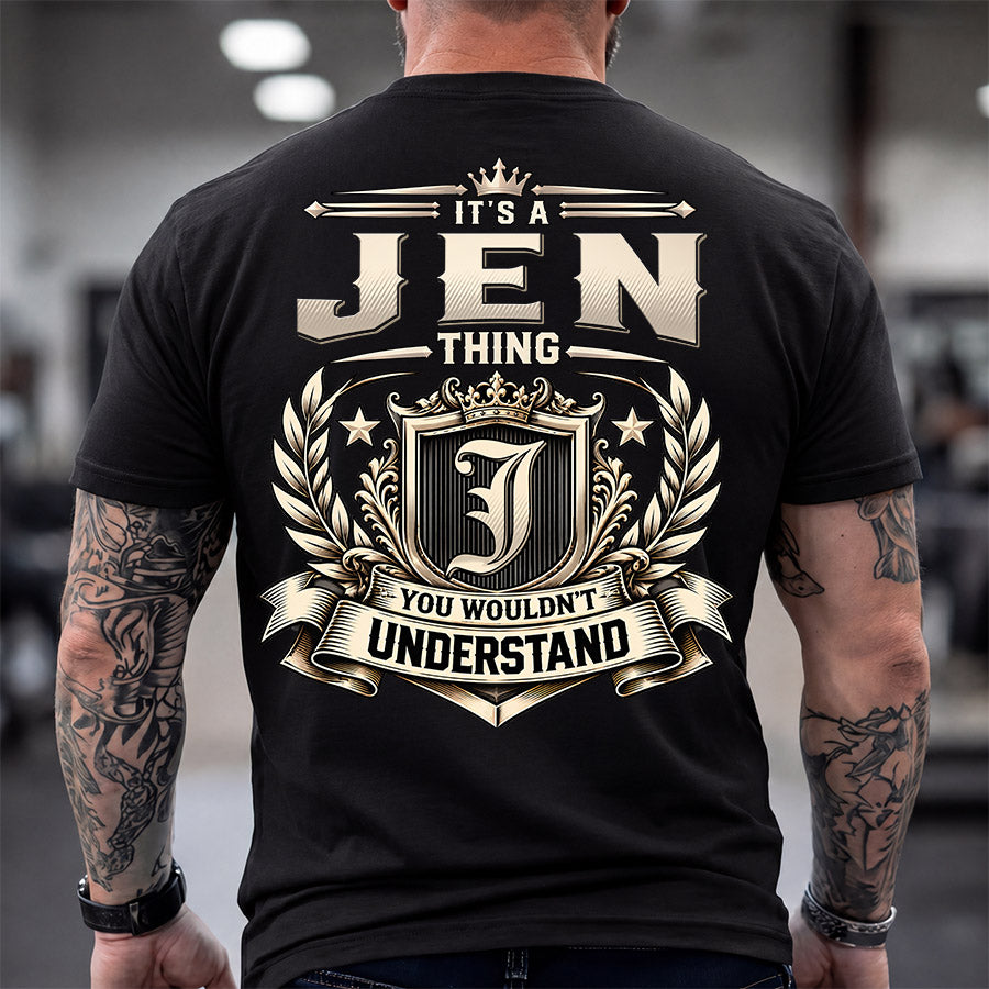 JEN HH-F006 Thing Personalized Name T Shirt – You Wouldn’t Understand