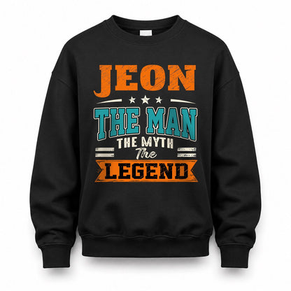 JEON HH F007 The Man The Myth The Legend Personalized Shirt – Gift for Men