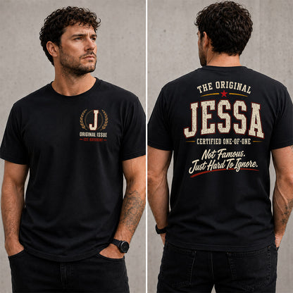 JESSA W65-F6-168 – Personalized Original Issue Apparel “The Original NAME Certified One-of-One"