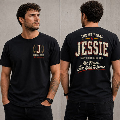 JESSIE W65-F6-168 – Personalized Original Issue Apparel “The Original NAME Certified One-of-One"