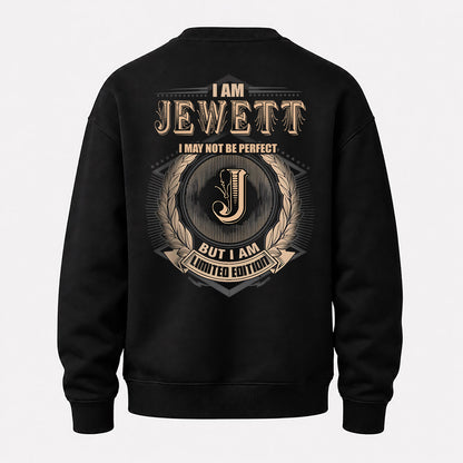 JEWETT 2K-101–Personalized Name Quote Apparel “I Am NAME May Not Be Perfect But I Am Limited Edition”
