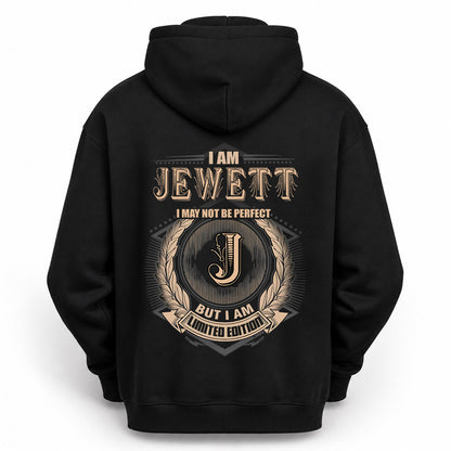 JEWETT 2K-101–Personalized Name Quote Apparel “I Am NAME May Not Be Perfect But I Am Limited Edition”