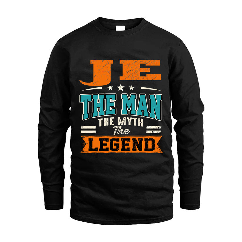 JE HH F007 The Man The Myth The Legend Personalized Shirt – Gift for Men