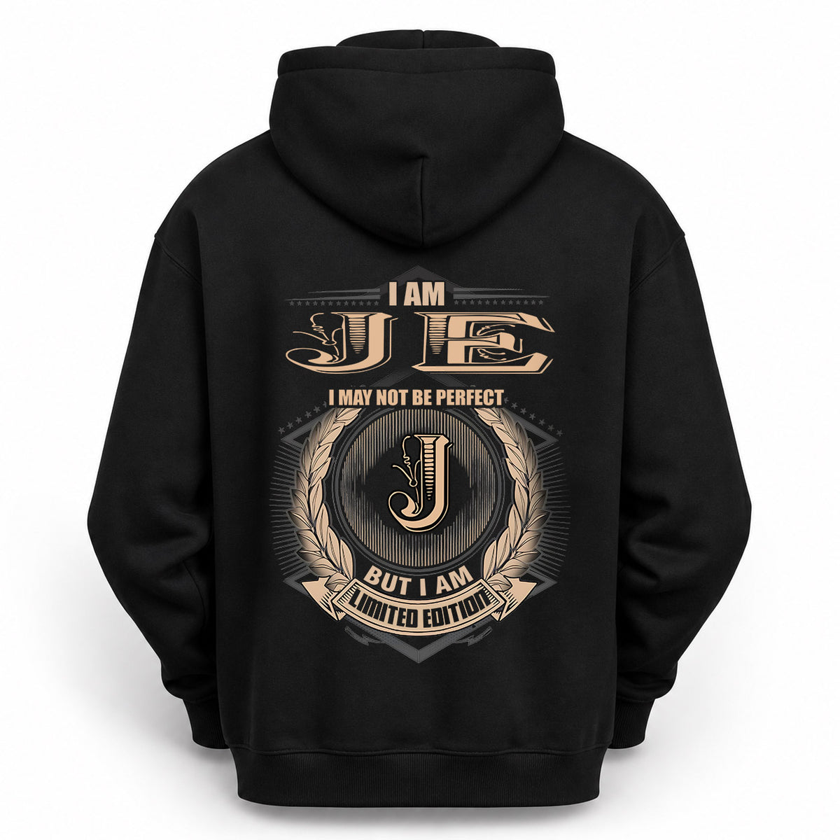 JE 2K-101–Personalized Name Quote Apparel “I Am NAME May Not Be Perfect But I Am Limited Edition”