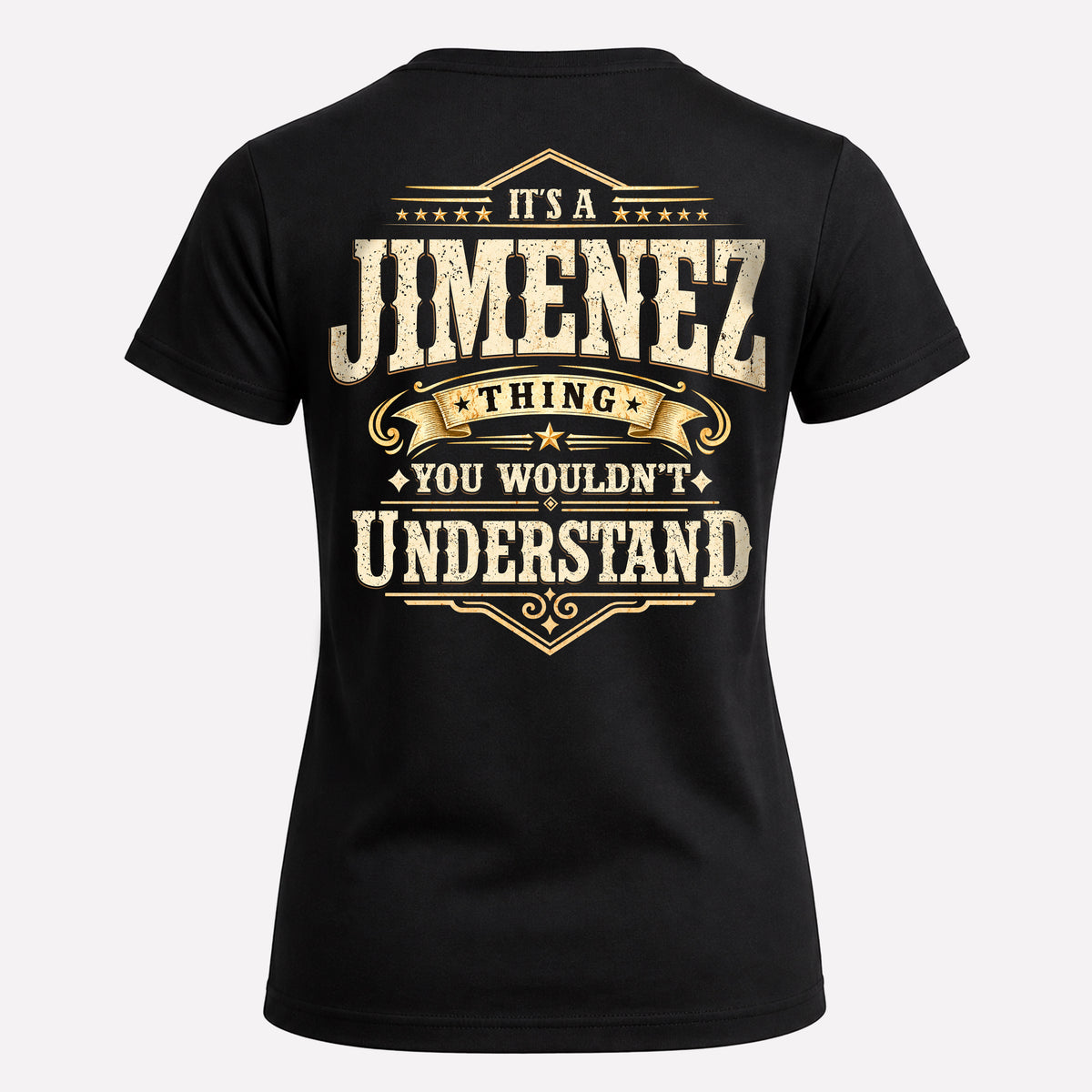 JIMENEZ HH-F003–Personalized Name Quote Apparel “It’s an NAME Thing You Wouldn’t Understand”