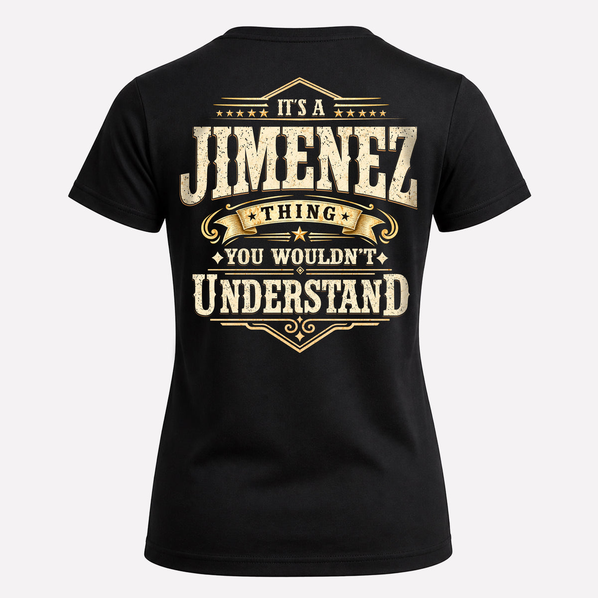 JIMENEZ HH-F003–Personalized Name Quote Apparel “It’s an NAME Thing You Wouldn’t Understand”